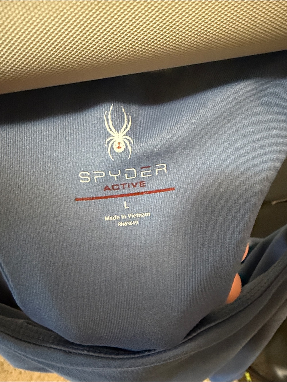 Spyder Light Blue Performance Racerback Tank - Picture 2 of 3